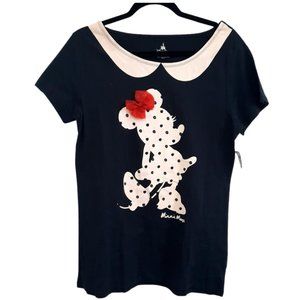 NWT Disney Parks Black Minnie Mouse T-shirt